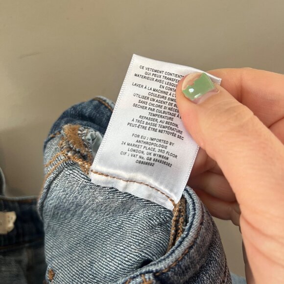 Pilcro Slim Boyfriend Denim Shorts- Size 29‎ - Picture 5 of 5